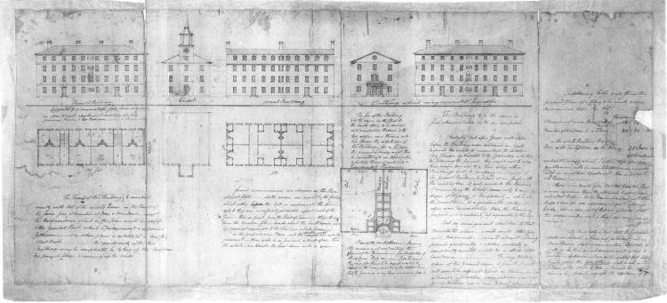John Trumbull’s 1792 plans for Yale College